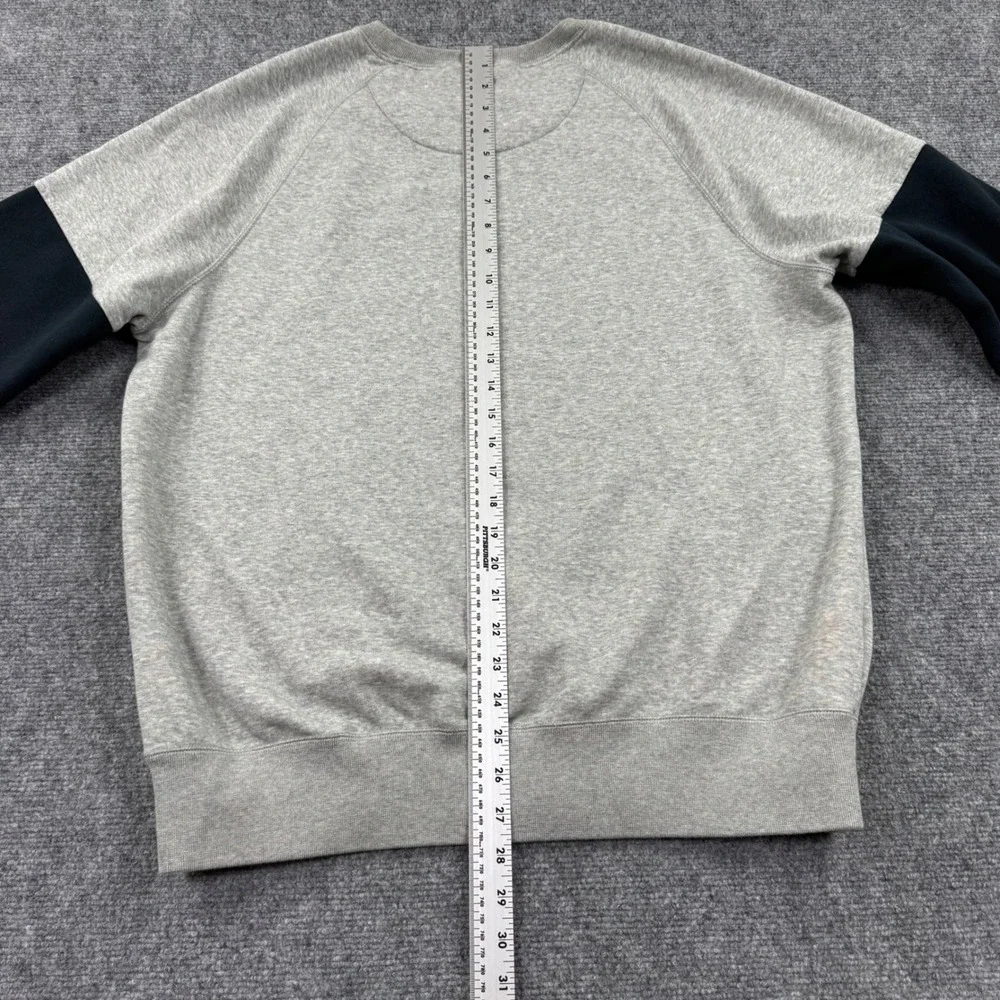 Jordan Sweatshirt Large Gray Black Jumpman Raglan Fleece‎ 689002-064 Men's